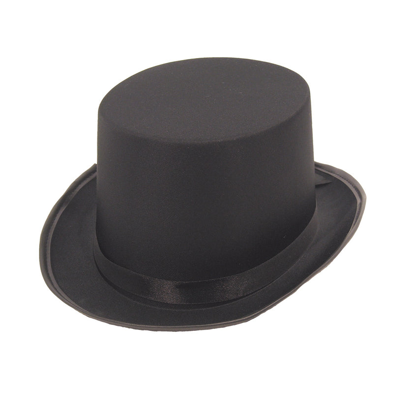 HAUT DE FORME TISSU NOIR LUXE