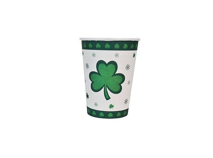 lot de 8 gobelets en carton saint patrick