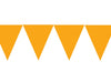 guirlande 10 fanions uni orange 5m