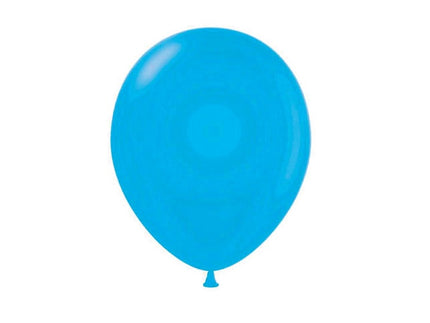 ballon latex opaque bleu clair 29x40cm