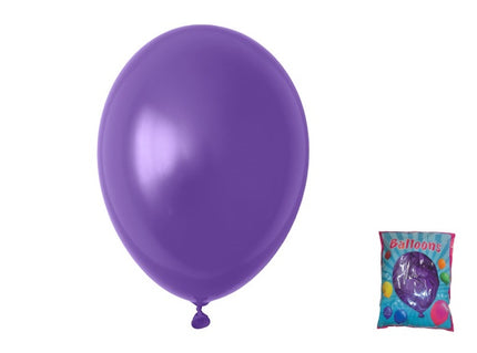 ballon latex opaque violet 29x40cm
