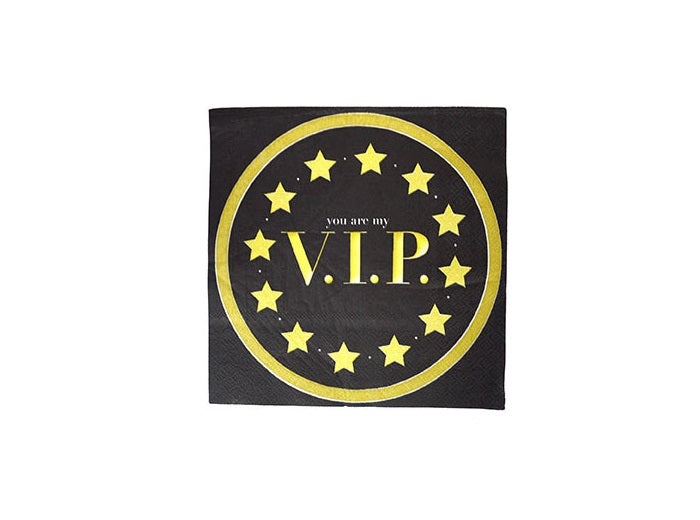 vip lot de 16 serviettes en papier 33cm