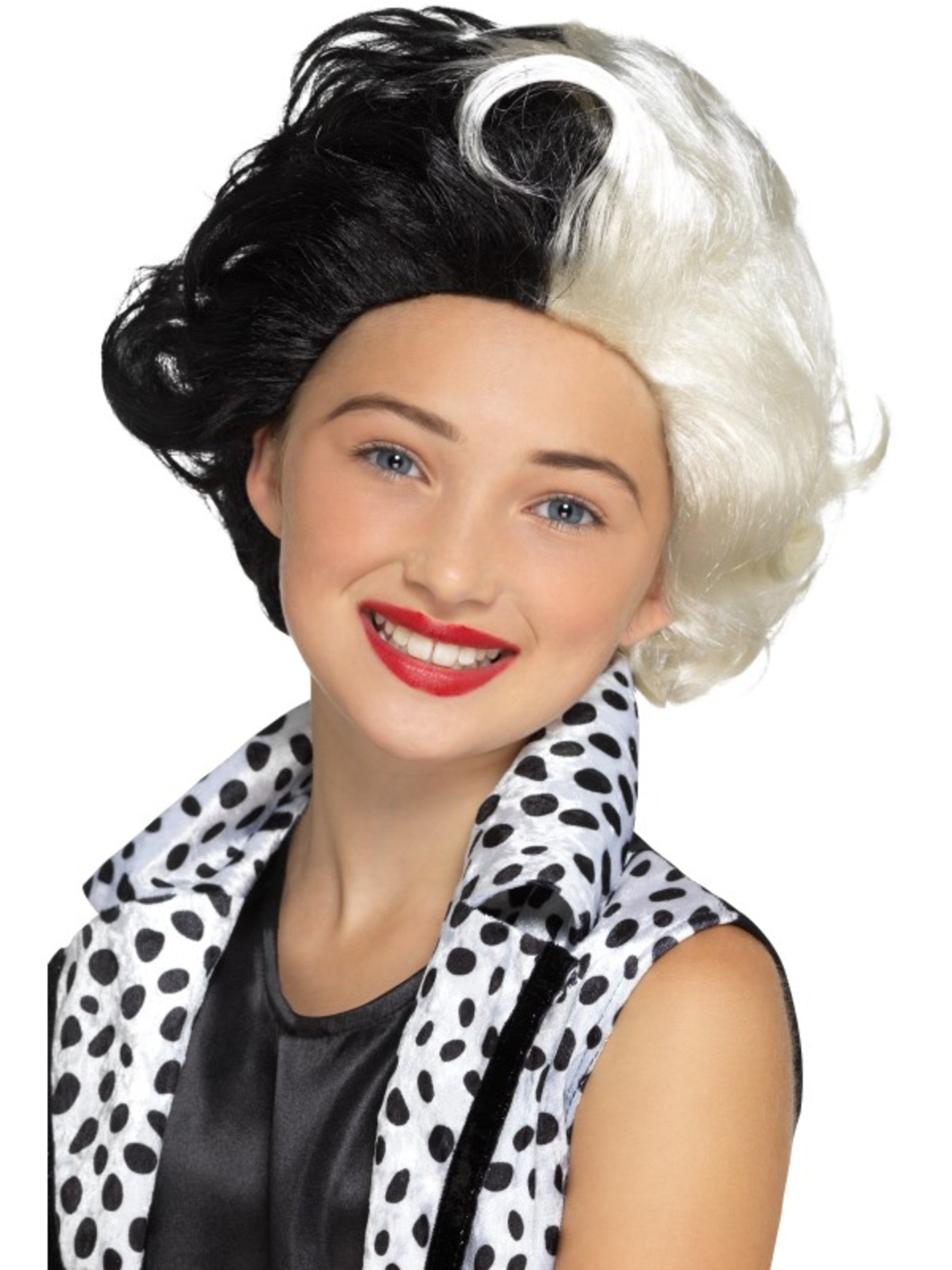 Perruque Cruella fille