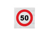 lot de 16 serviettes 50 ans en papier 33cm