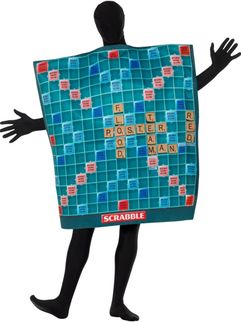 Déguisement jeu de Scrabble adulte