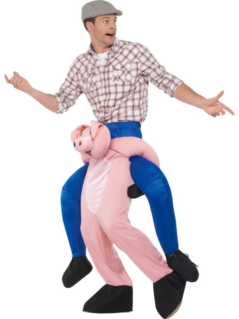 Déguisement cochon porte-moi adulte