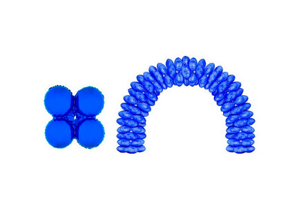 lot de 10 ballons bleu 43cm pour arche