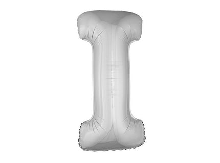 ballon lettre i en aluminium 1m argent