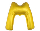 ballon lettre m en aluminium 1m or