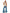 Gilet hippie marron adulte