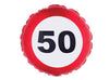 ballon anniversaire aluminium 55x45cm 50 ans