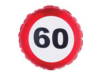 ballon anniversaire aluminium 55x45cm 60 ans