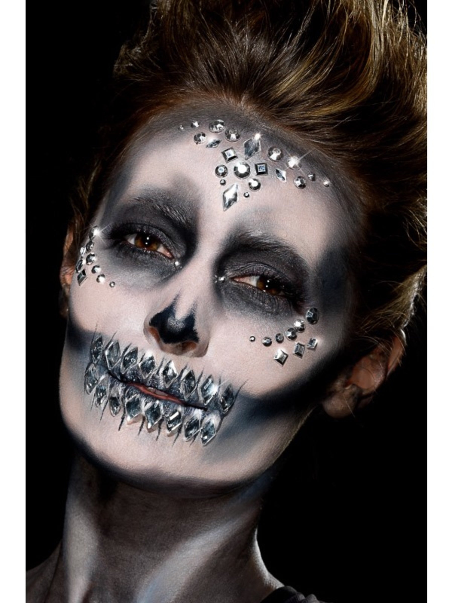 100 bijoux visage argentés