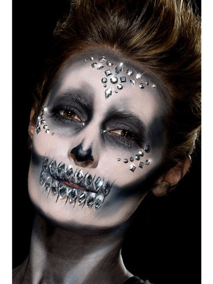 100 bijoux visage argentés