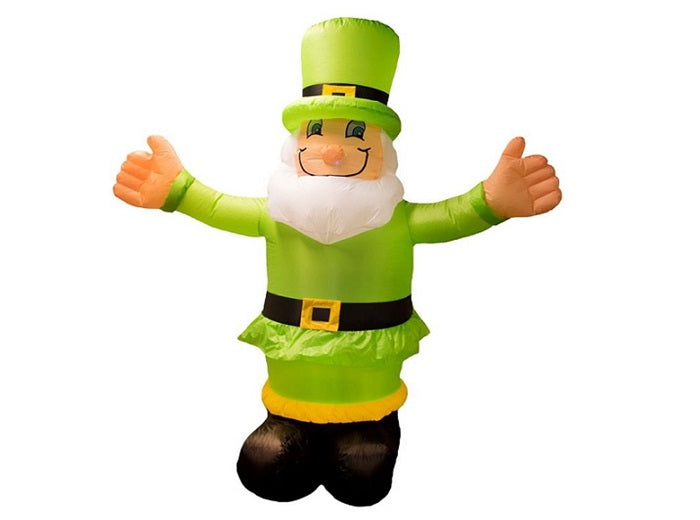 leprechaun saint patrick irlande gonflable led''s 1.8m 220v