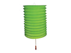 lampion avec porte bougie vert 28cm