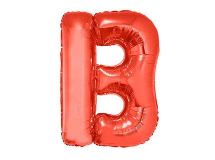 ballon lettre b en aluminium 1m rouge