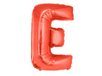 ballon lettre e en aluminium 1m rouge