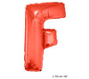 ballon lettre f en aluminium 1m rouge