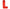 ballon lettre l en aluminium 1m rouge