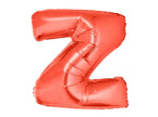 ballon lettre z en aluminium 1m rouge