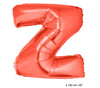 ballon lettre z en aluminium 1m rouge