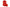 ballon symbole & en aluminium 1m rouge