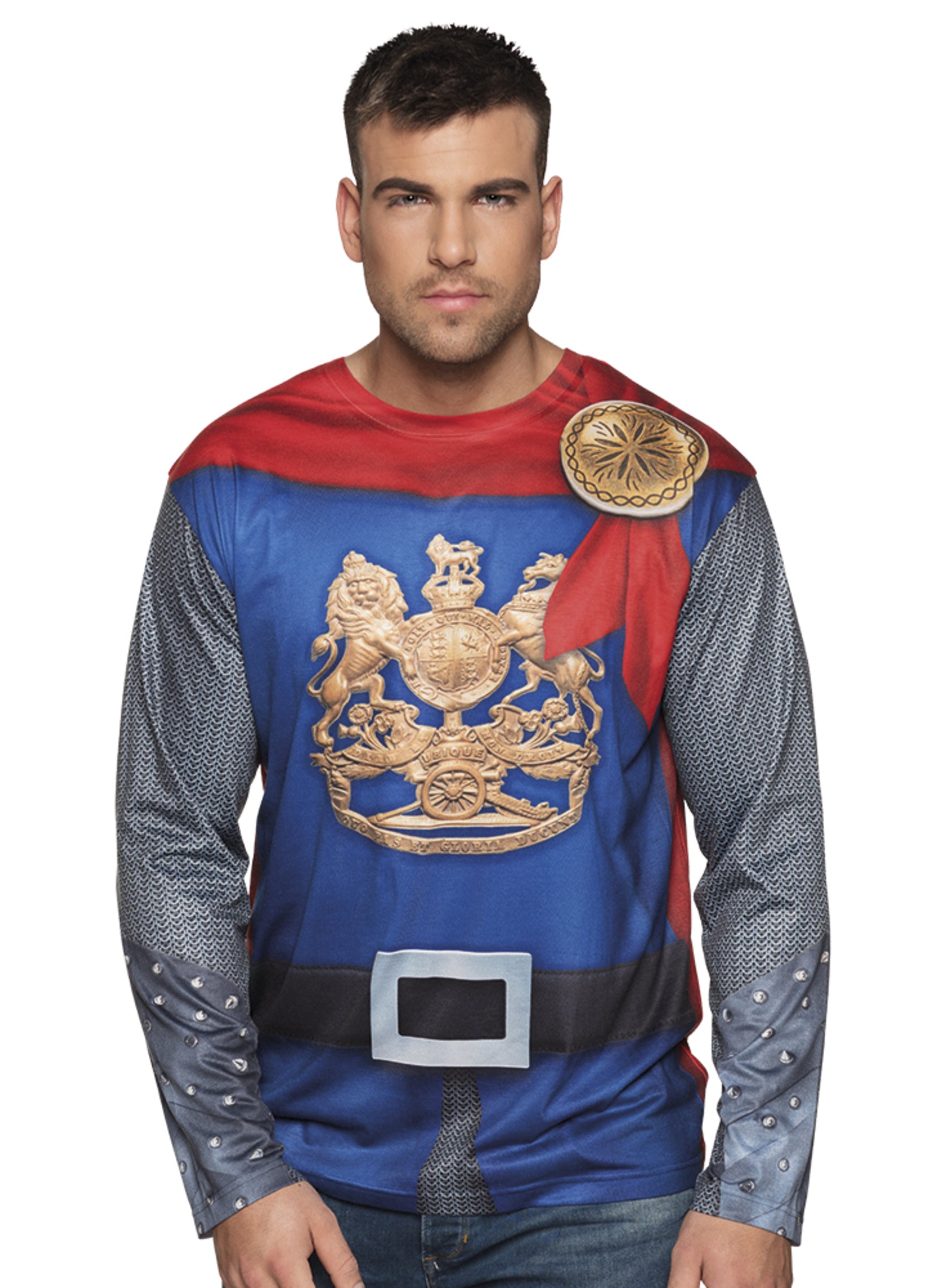 T-shirt guerrier médiéval homme