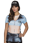 T-shirt policier sexy femme