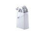 poids pour ballon sac cadeau argent brillant 12cm
