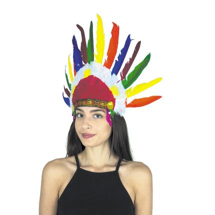 COIFFE INDIEN MULTICOLORE