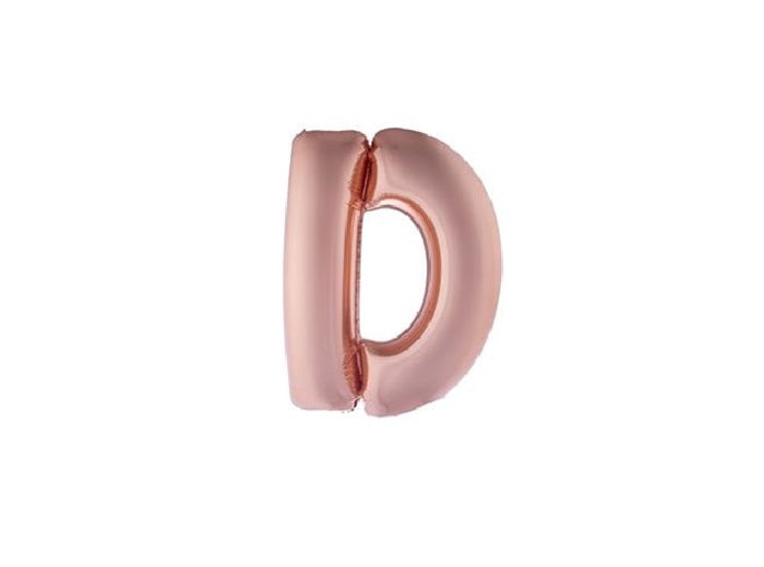 ballon lettre d en aluminium 1m cuivre