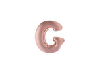 ballon lettre g en aluminium 1m cuivre