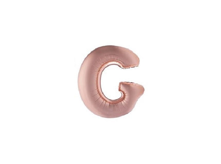 ballon lettre g en aluminium 1m cuivre