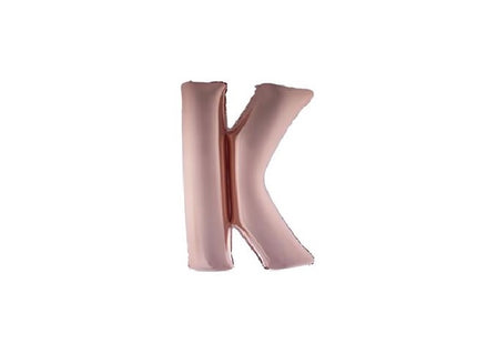 ballon lettre k en aluminium 1m cuivre