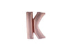 ballon lettre k en aluminium 1m cuivre
