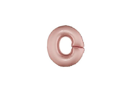 ballon lettre o en aluminium 1m cuivre
