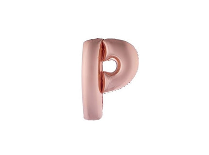 ballon lettre p en aluminium 1m cuivre