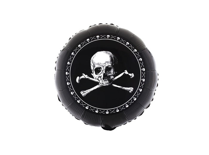 ballon aluminium pirate noir 52x46cm