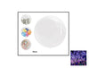 ballon transparent à garnir ou pour guirlande led''s 91cm