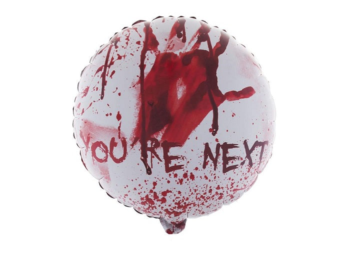 ballon aluminium halloween you''re next 55x46cm
