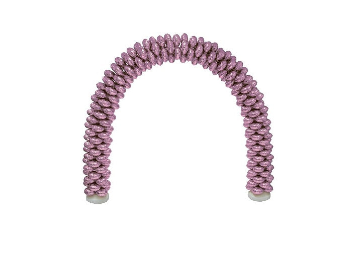 kit structure arche avec 70 ballons rose 3m x 2.2m