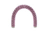 kit structure arche avec 70 ballons rose 3m x 2.2m