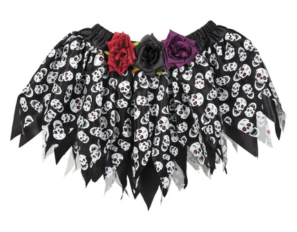 Jupe noire jour des morts femme