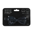 NOEUD PAP SEQUIN 8CM X 4CM NOIR