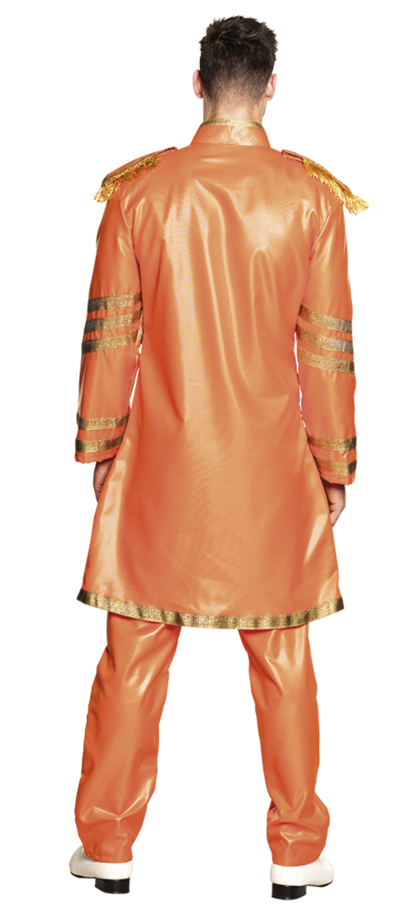 Déguisement chanteur de Liverpool orange homme