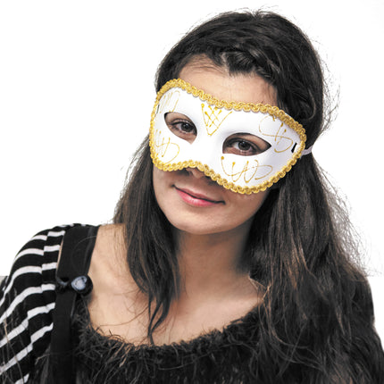 MASQUE VENITIEN BLANC