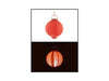 lampion lumineux led rouge 20cm