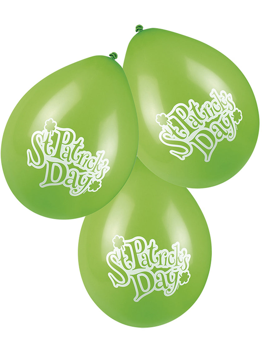 3 ballons St Patrick Day (25 cm)