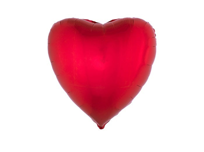 lot de 25 ballons aluminium coeur rouge 76cm